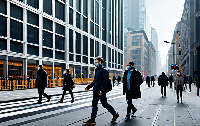 환경보호 실습장비 사용법 - **

A network of smart sensors monitoring air quality in a bustling city, fully clothed pedestrians ...